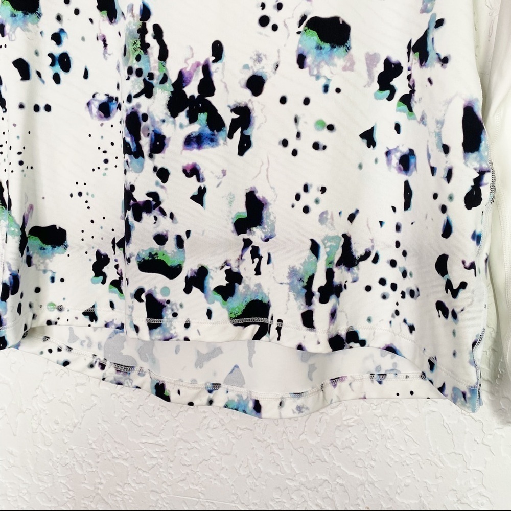 Calia Carrie Underwood White Long Sleeve Rash Guard Swimsuit top Size M - Picture 6 of 11